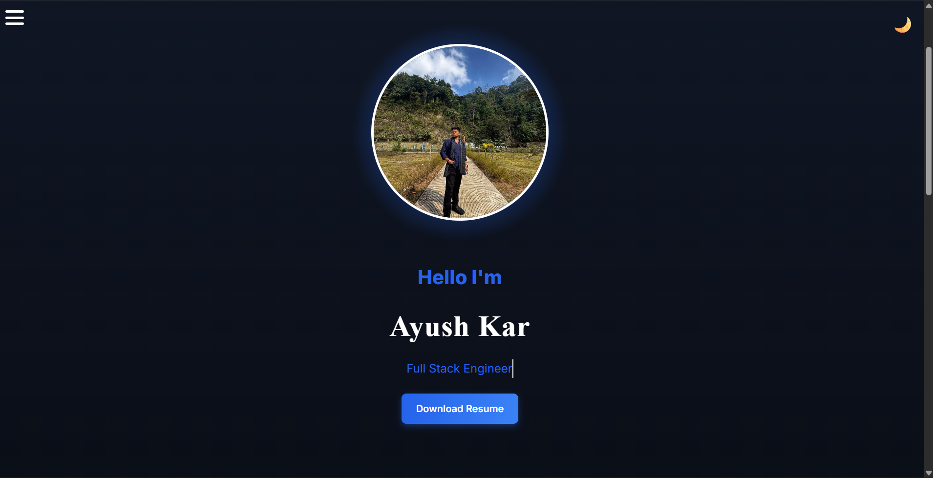 Personal Portfolio Website